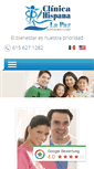 Mobile Screenshot of clinicahispanalapaz.net